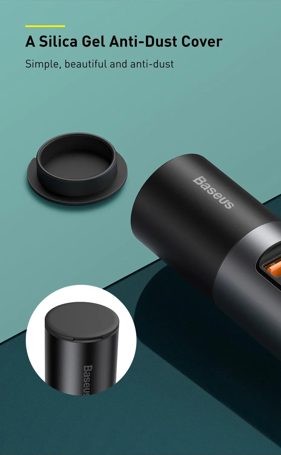 Baseus 120W Car Charger | QC4.0 + PD 3.0 Fast Charging | Dual USB Type-C Adapter