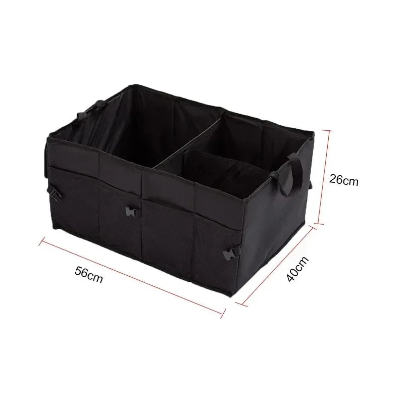 Car Trunk Organizer – Large Capacity, Foldable & Durable Storage Box for Cars, SUVs & Trucks