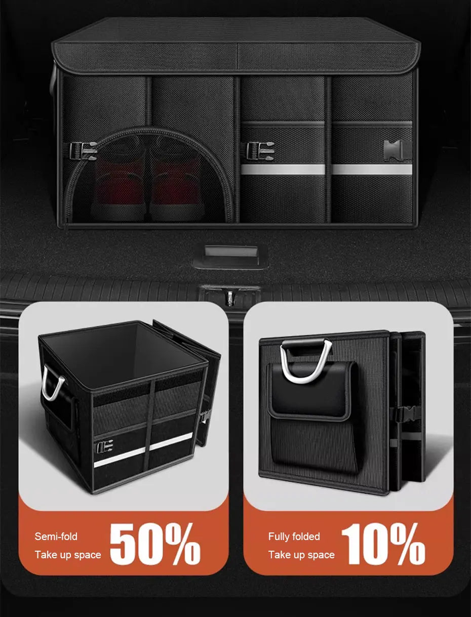 Foldable Trunk Storage Box – Waterproof Large-Capacity Car Organizer (36L / 72L / 110L)