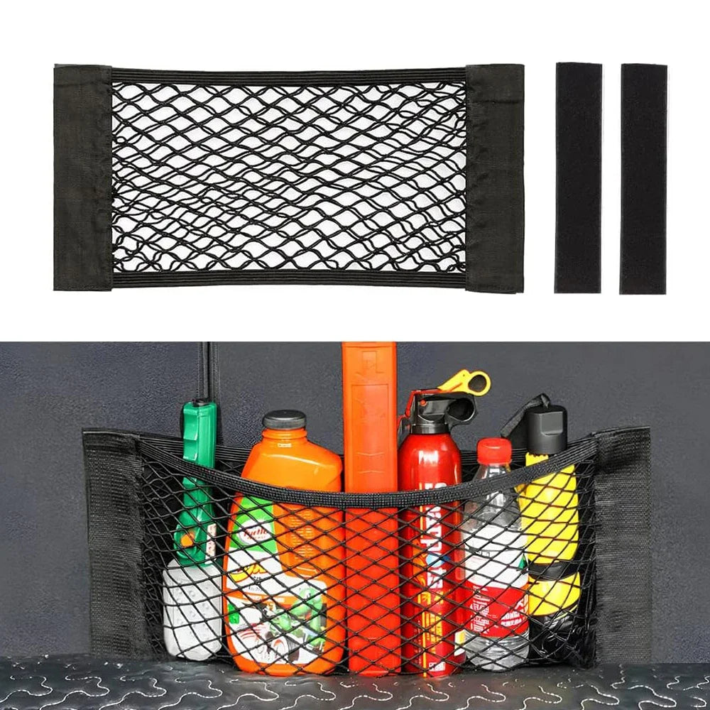 Universal Car Trunk Storage Net – Stretchable Elastic Organizer