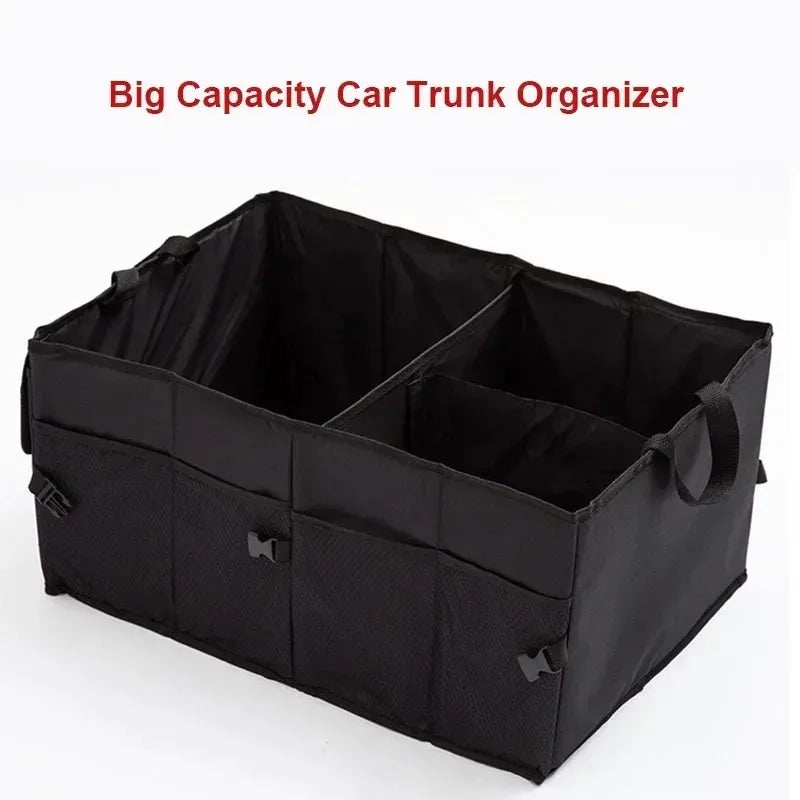 Car Trunk Organizer – Large Capacity, Foldable & Durable Storage Box for Cars, SUVs & Trucks