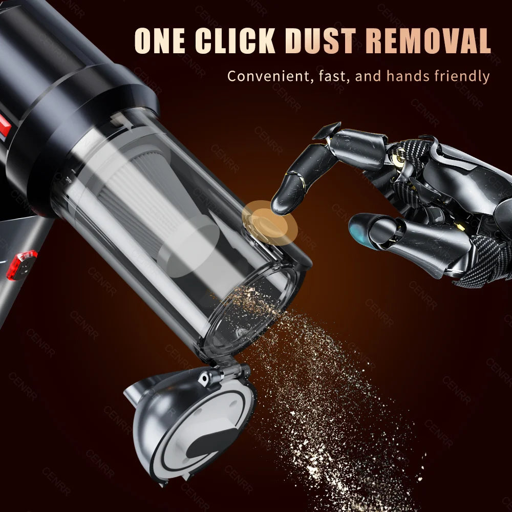 SwiftVac™ 998000PA Cordless Car Vacuum Cleaner – Powerful, Portable & Rechargeable