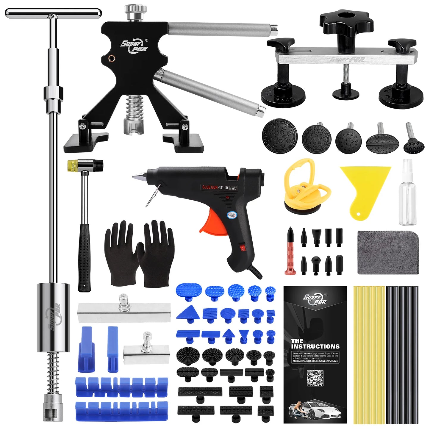 Car Dent Repair Kit – Professional Paintless Dent Removal Tools (Basic & Pro Set)