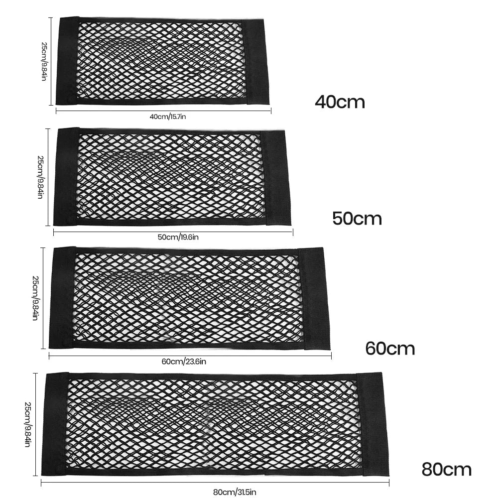 Universal Car Trunk Storage Net – Stretchable Elastic Organizer