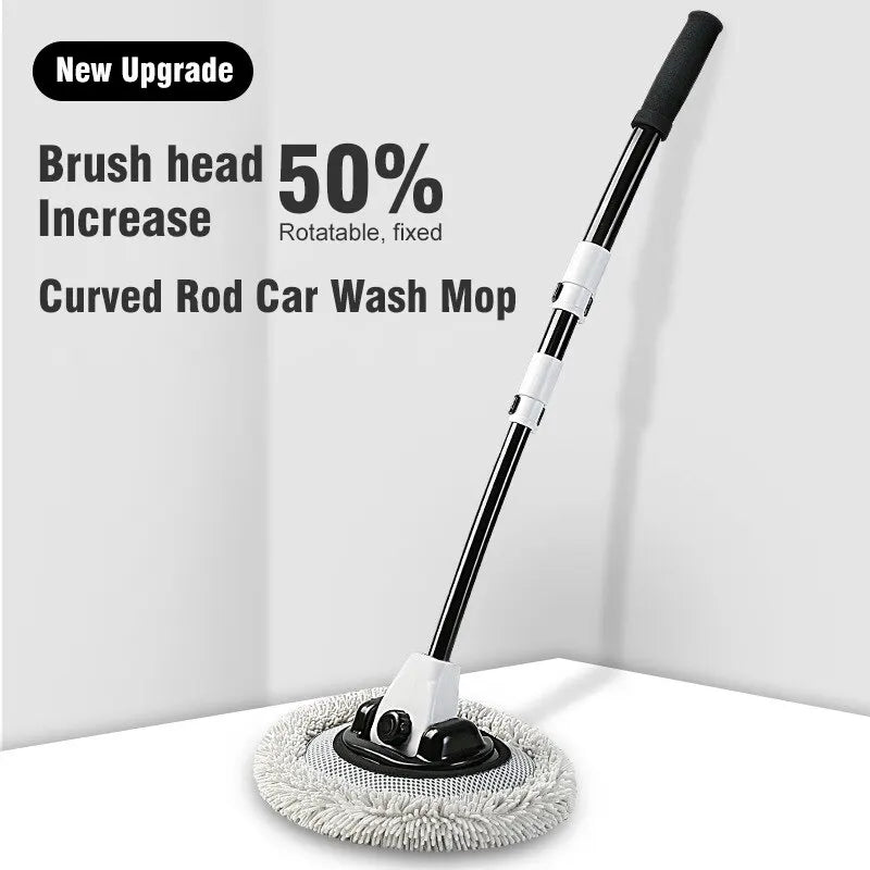Car Cleaning Brush Kit β Telescopic Microfiber Mop & Wash Brushes for Easy Car Care