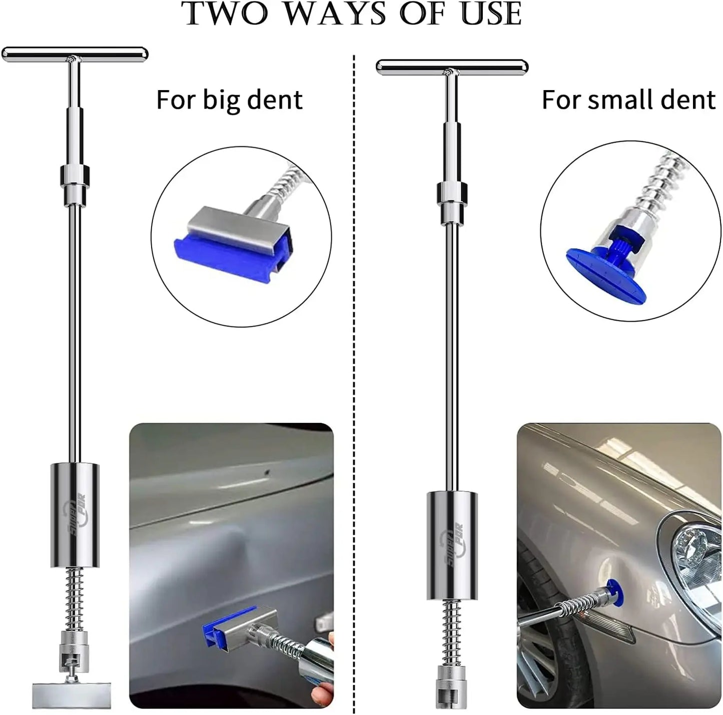 Car Dent Repair Kit – Professional Paintless Dent Removal Tools (Basic & Pro Set)