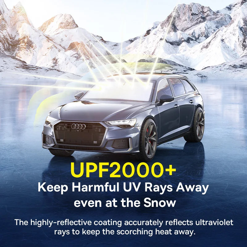 Baseus DT1 Car Sunshade – Foldable Windshield Cover, UV Protection, Keeps Car Cooler