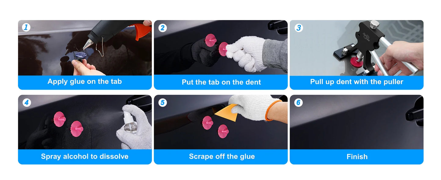 Car Dent Repair Kit – Professional Paintless Dent Removal Tools (Basic & Pro Set)