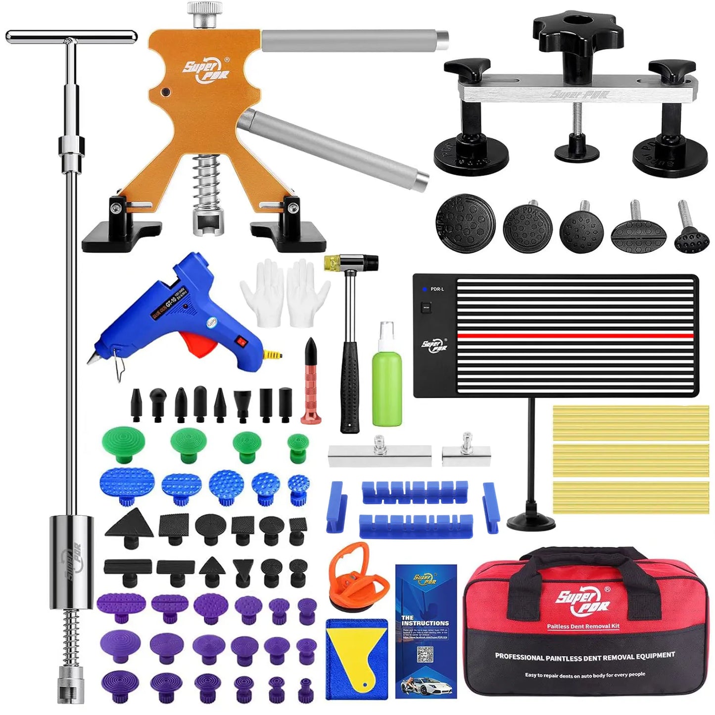 Car Dent Repair Kit – Professional Paintless Dent Removal Tools (Basic & Pro Set)