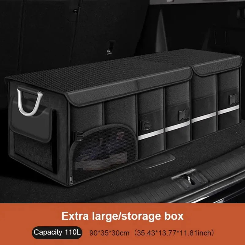 Foldable Trunk Storage Box – Waterproof Large-Capacity Car Organizer (36L / 72L / 110L)
