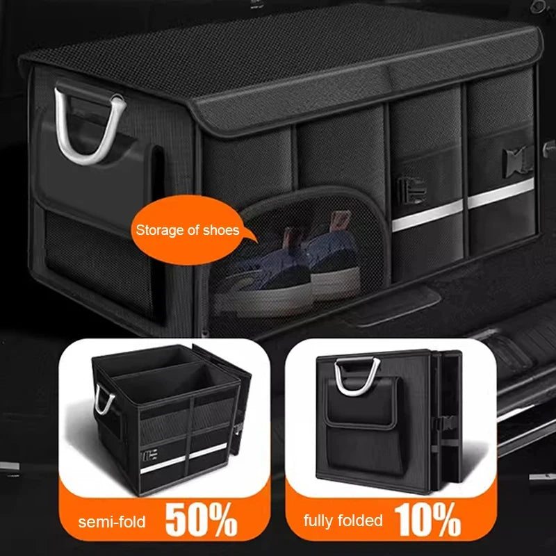 Foldable Trunk Storage Box – Waterproof Large-Capacity Car Organizer (36L / 72L / 110L)