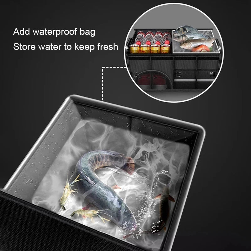 Foldable Trunk Storage Box – Waterproof Large-Capacity Car Organizer (36L / 72L / 110L)