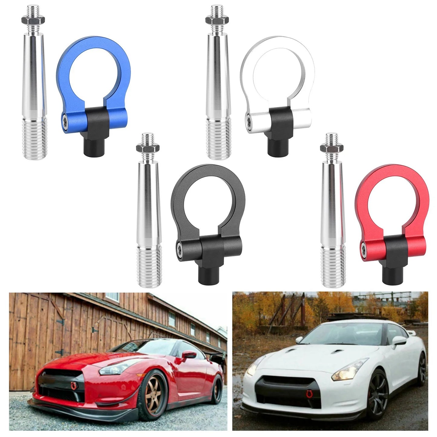 Universal Racing Tow Hook – Car Front & Rear Decorative Towing Ring