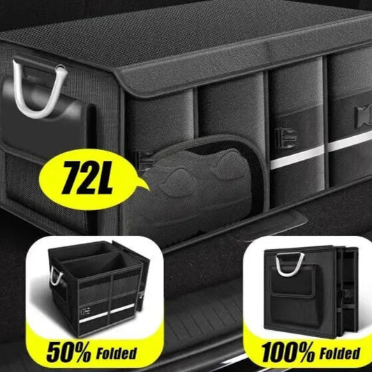 Foldable Trunk Storage Box – Waterproof Large-Capacity Car Organizer (36L / 72L / 110L)