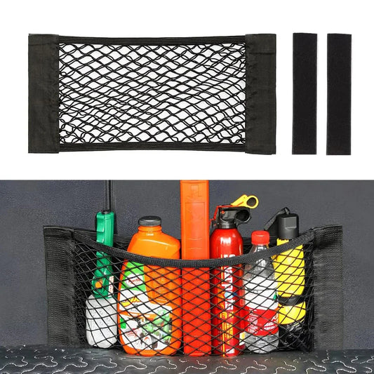 Universal Car Trunk Storage Net – Stretchable Elastic Organizer