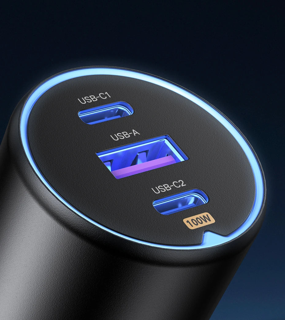 UGREEN 130W USB-C Car Charger – Fast Charging Adapter QC4.0 + PD3.0 for Phones, Laptops & Tablets
