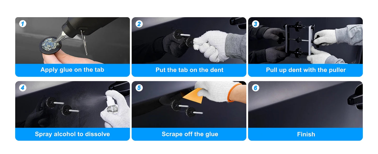 Car Dent Repair Kit – Professional Paintless Dent Removal Tools (Basic & Pro Set)